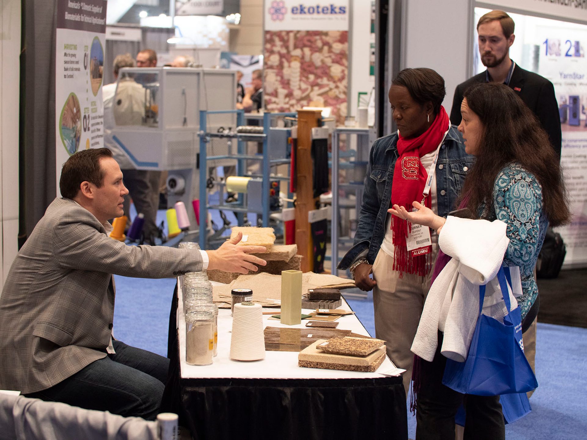 The event brought 165 exhibitors to the Raleigh area. © Messe Frankfurt/ Techtextil North America 