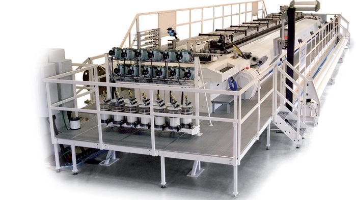 Texo’s TCR high-speed loom developed specifically for the production of forming fabrics for paper machines. © Texo