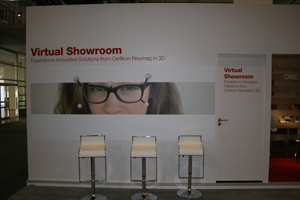 Oerlikon's futuristic Virtual Showroom
