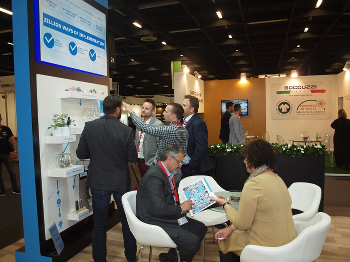 At the show, the company presented new and improved ways of Biocrystal application. © Biocrystal Technologies