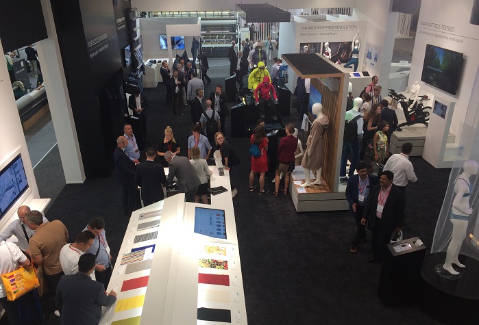 Karl Mayer welcomed nearly 1,000 visitors during the first four days. © Innovation in Textiles