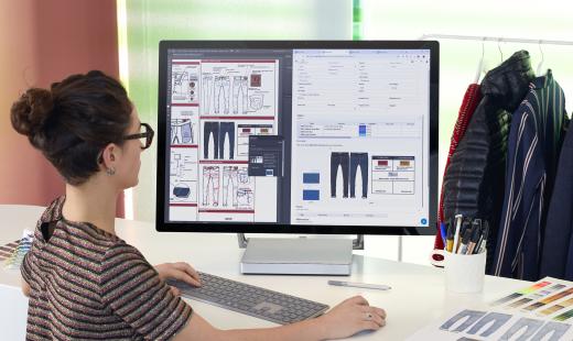 With a web-standard interface and social-media-inspired communication tools, fashion companies can work faster and smarter, the company believes. © Lectra