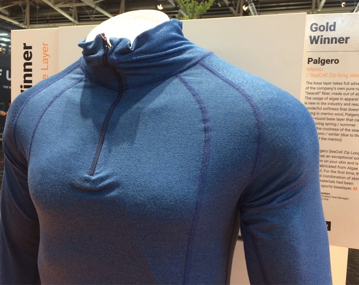 Palgero SeaCell and merino wool baselayer at OutDoor by ISPO 2019. © Anne Prahl