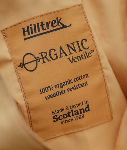 Each item in the Ventile Organic range pays homage to Hilltrek’s Scottish roots. © Hilltrek