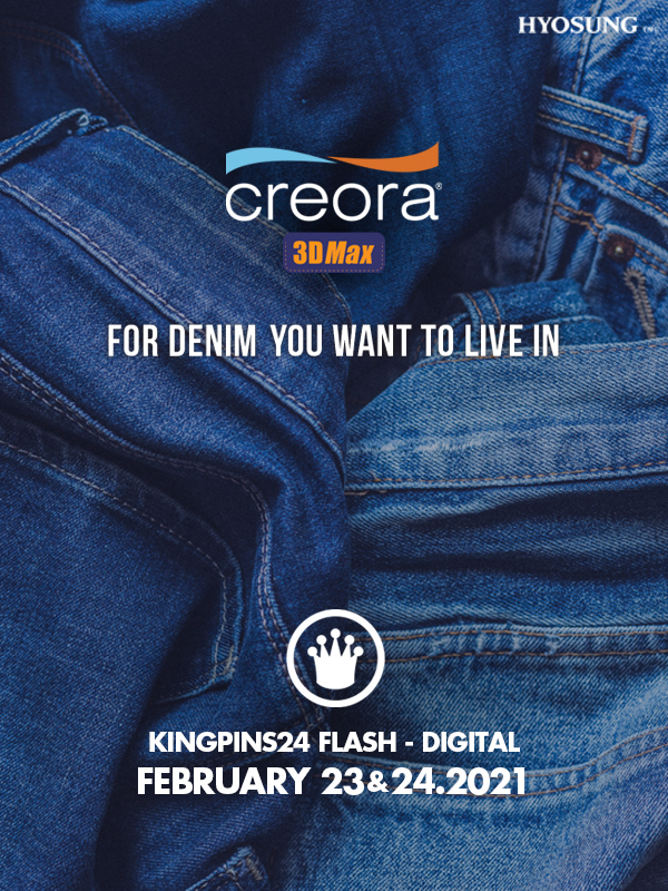 Creora 3D Max. For denim you want to live in. © Hyosung.