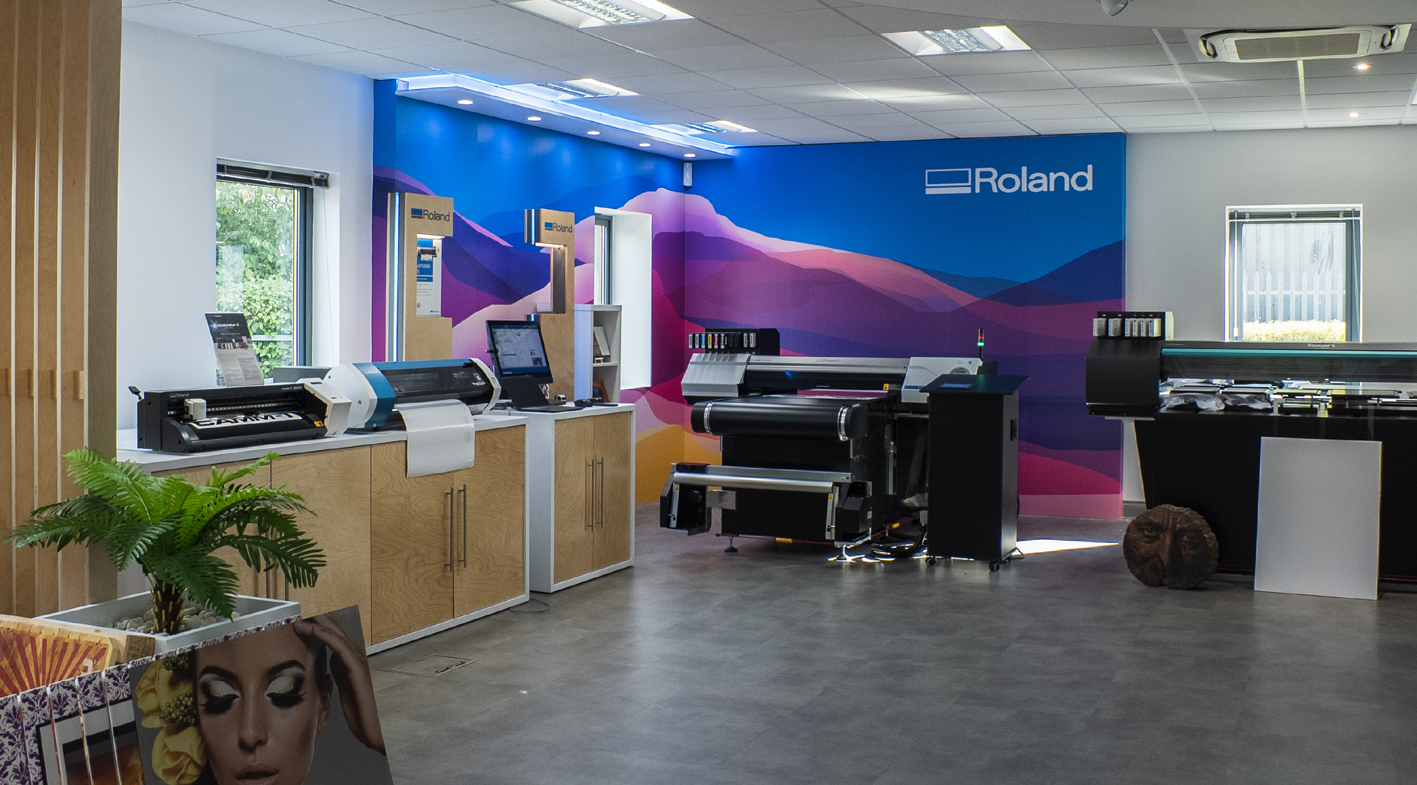 The spaces share the same look and feel are hubs that bring together technology, colleagues, dealers, partners and customers. © Roland