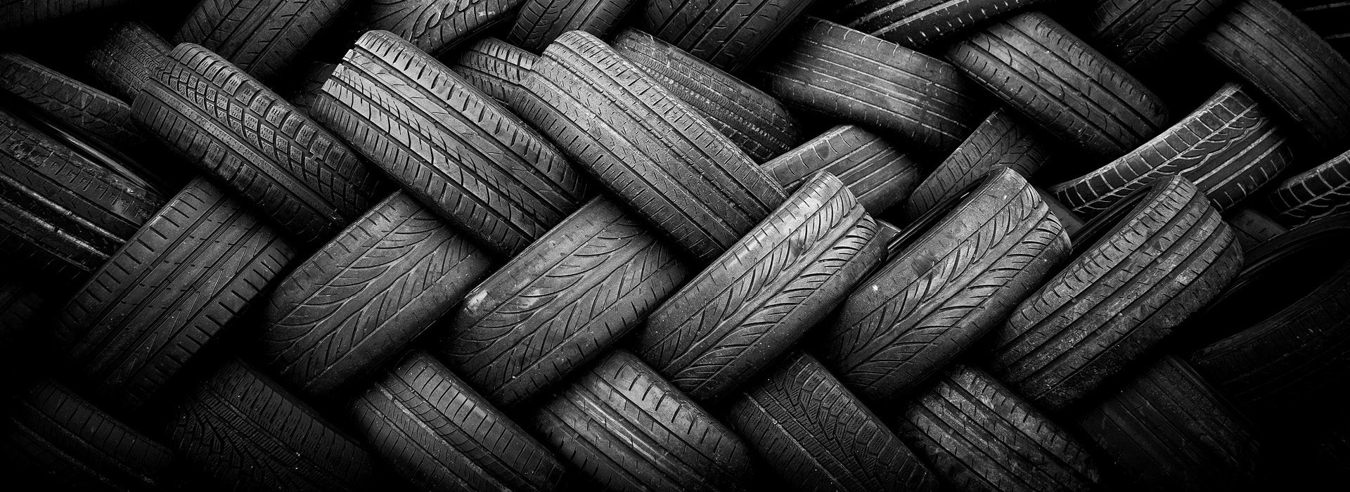Some 1.37 million tons of tyres remain unrecycled in Europe every year. © Fulgar