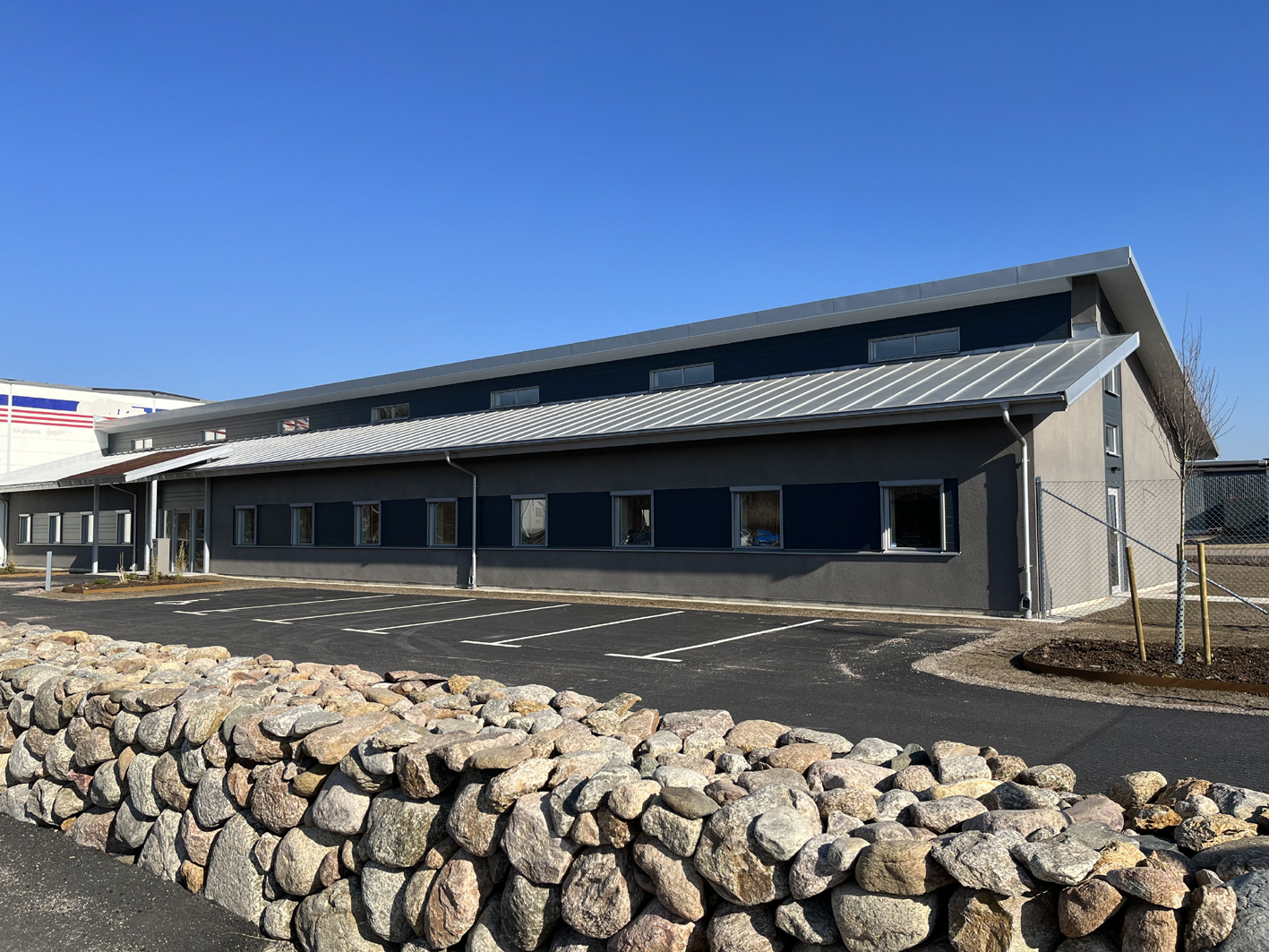 TEXO has just integrated its offices and production centre at its base in Ã„lmhult, Sweden, to create a unified 5,000 square metre site. © TEXO