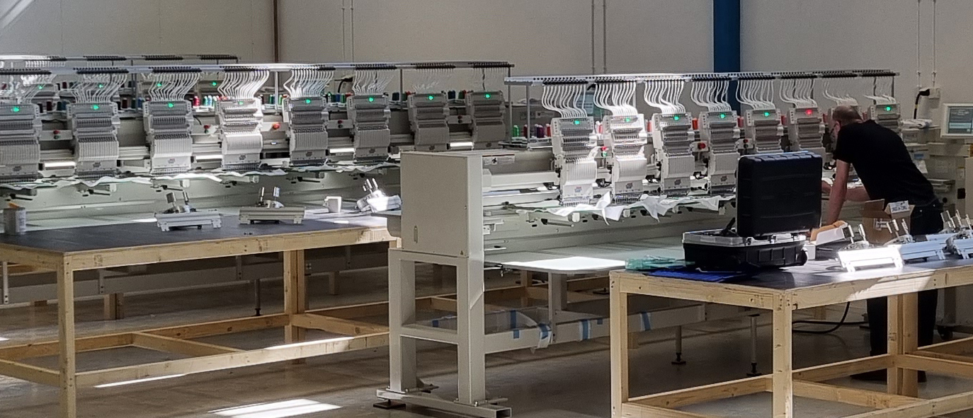 ACG Nyström reports solid success in embroidery machine sales with the latest Tajima TMEZ models. © ACG
