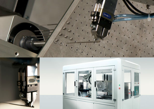 Automatic Needle Exchanger to be showcased at the Techtextil trade fair, Frankfurt, where all interested customers will have the chance to see the needling of a needle board and to judge all important functions for the use in a future oriented workshop. © Autefa Solutions