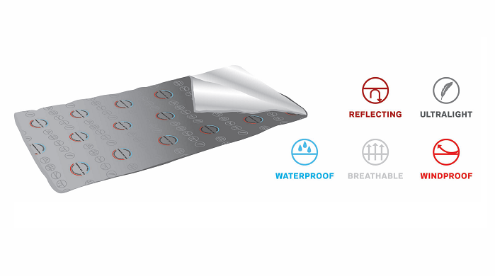 Sympatex Bivi Bag combines the Sympatex Reflexion membrane with a light textile base material. © Sympatex