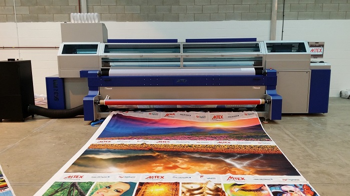 Different fabrics can have varying tensions across the roll, so MTEX developed an electro-pneumatic feeding system that handles the challenges inherent with printing onto textiles with ease, and prevents errors occurring during the print process. © MTEX 