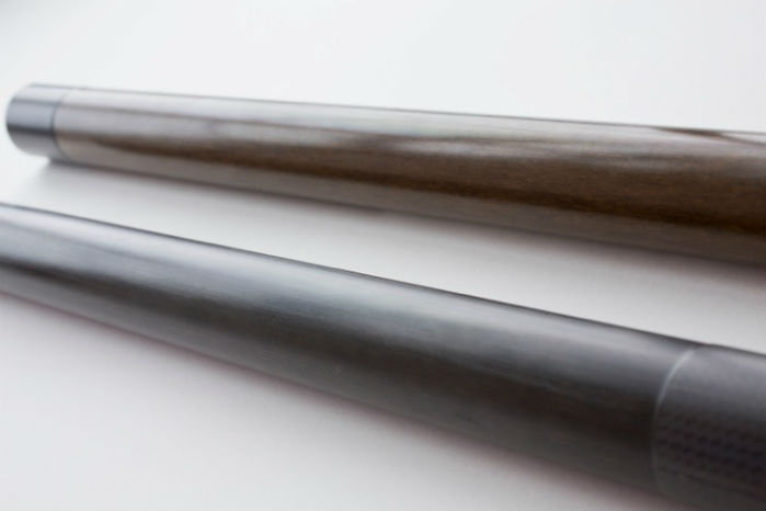 AGC and TFP composite fuel pipes suitable for use in aircraft fuel systems. © Technical Fibre Products