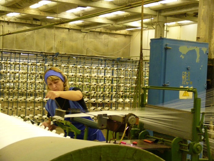 Inside Baltex, one of Russia’s leading producers of technical textiles and nonwovens. © Eugene Gerden 