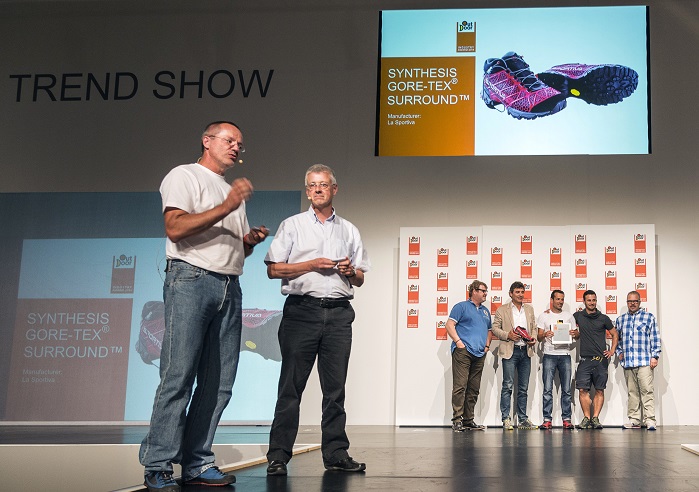 Award winner 2014 in Apparel/Shoes category: Synthesis Gore-Tex Surround by La Sportiva. © Messe Friedrichshafen GmbH