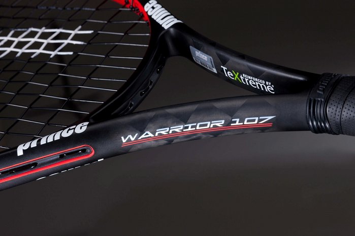 Adding TeXtreme to the frame of the racquet, provided manufacturer with superior torsional stability. © TeXtreme 