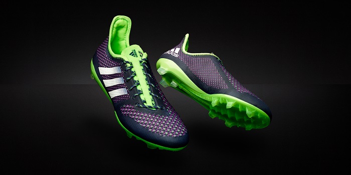 The limited edition adidas Primeknit 2.0 cleat is available to purchase from April 22. © adidas 