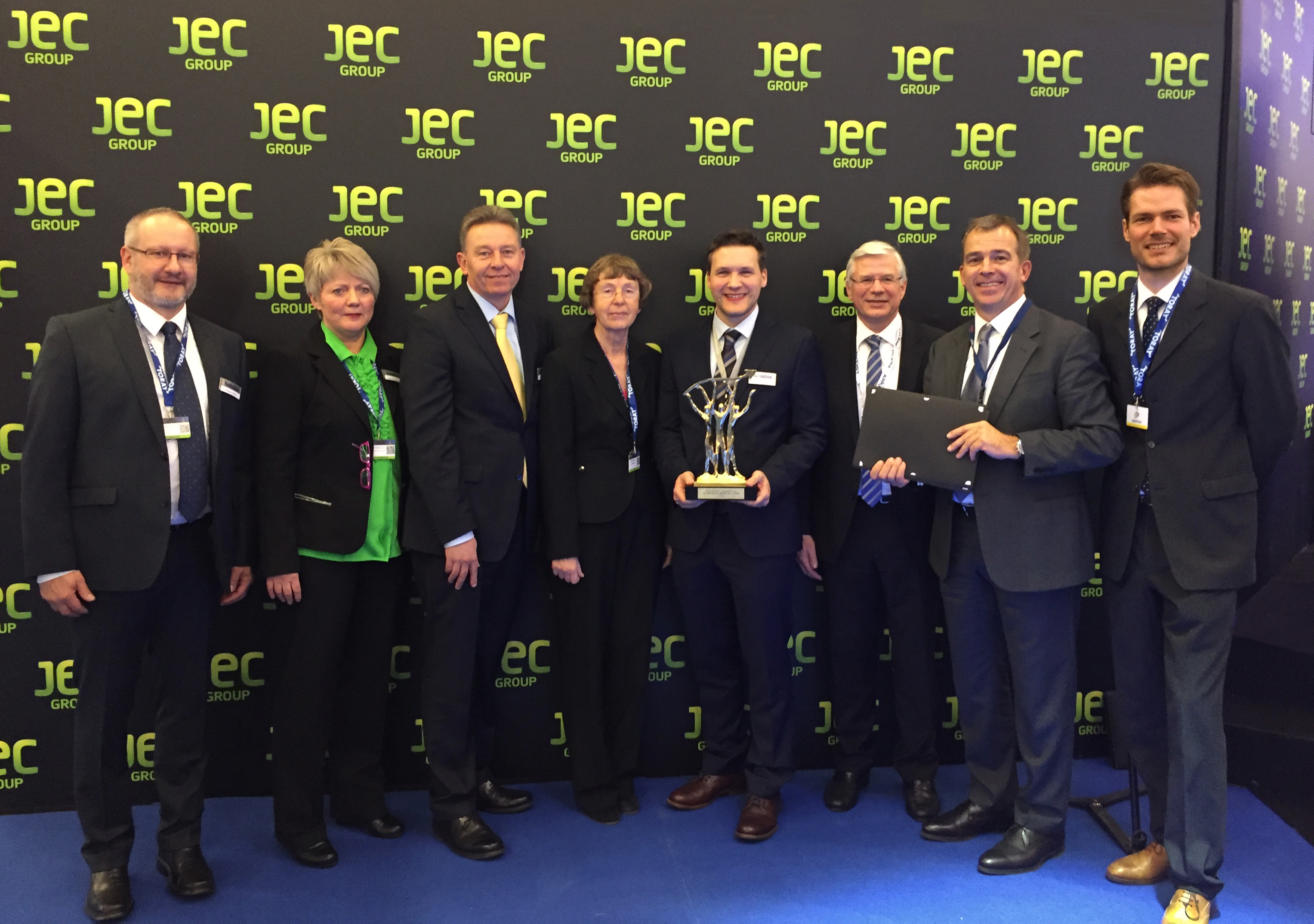 The celebration of the JEC award winners took place on 8 March2016 at the JEC World conference in Paris. © Textechno