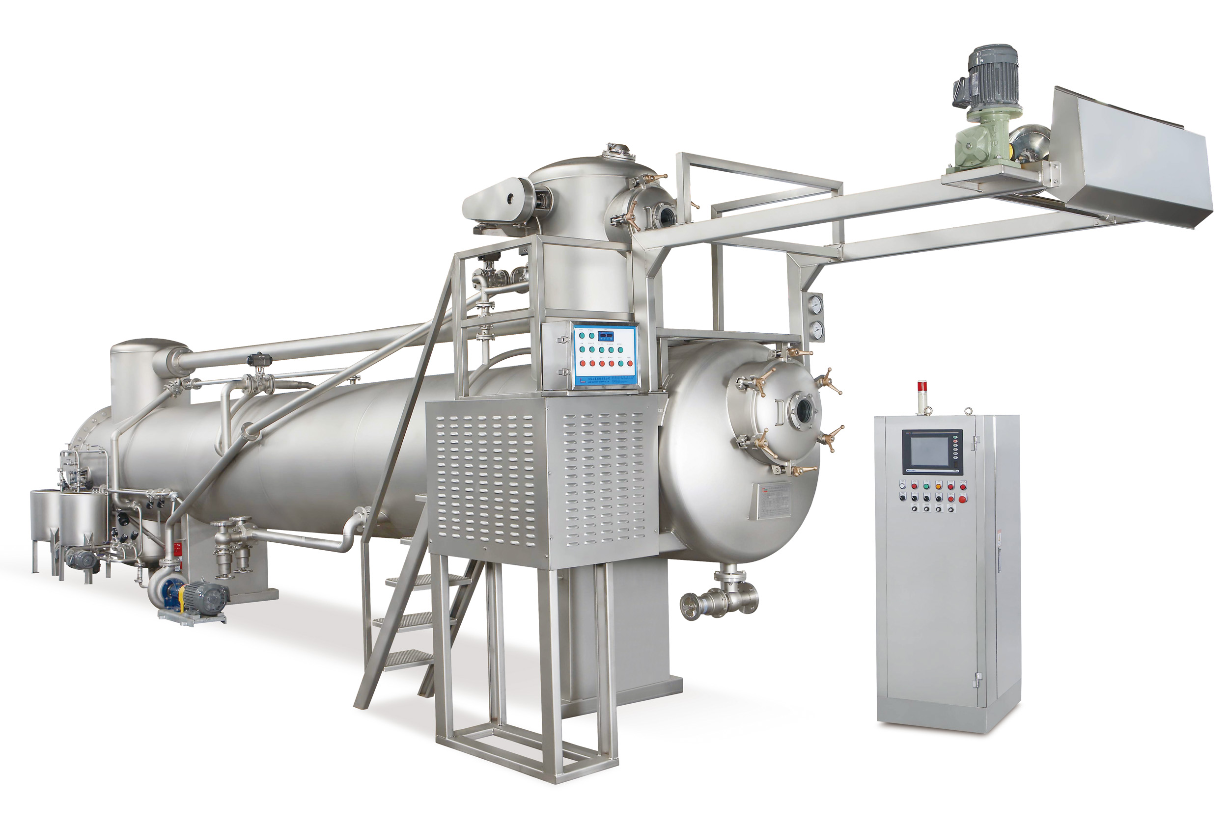 The AM-ICD Intelligent Conveyer Drive High Pressure Constant Speed Dyeing Machine. Â© Acme Machinery Industry