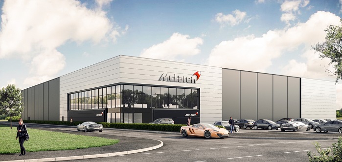 New Â£50 million Composites Technology Centre. © McLaren