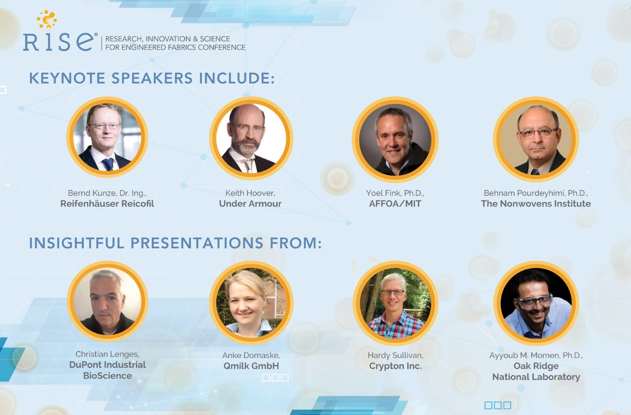 The seventh edition of RISE has announced keynote speakers. © INDA 