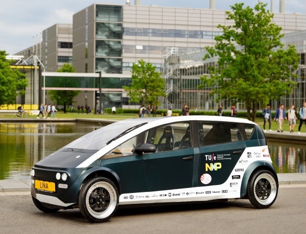 Estudantes holandeses criam “Lina” um carro biodegradável feito de beterraba e linho