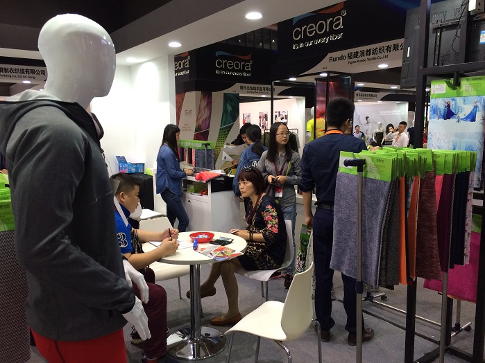 creora exhibiting at last year’s event. © Innovation in Textiles