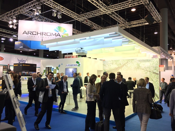 Archroma presenting its latest solutions at Techtextil in Frankfurt. © Innovation in Textiles