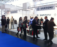 Santoni's booth at Ispo, February 2011