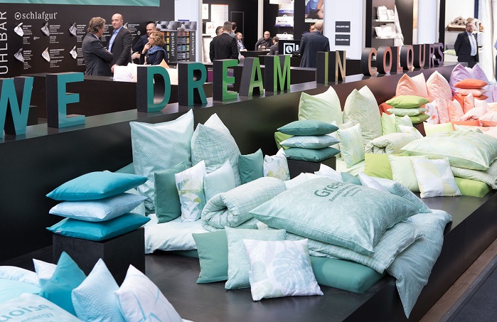 Heimtextil expanded its commitment to textile contract furnishing. © Messe Frankfurt/Heimtextil