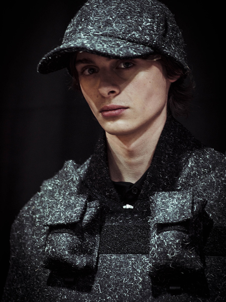 Miller treated wool in a variety of ways, including innovative treatments to create water resistant fabrics. © The Woolmark Company/ Matthew Miller 
