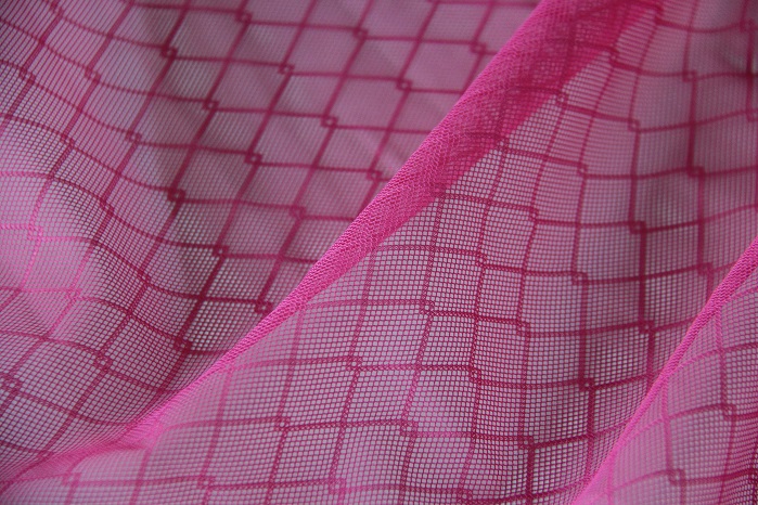 Super-filigree fabric for the fashion sector, produced on an HKS 4-M EL. © Karl Mayer