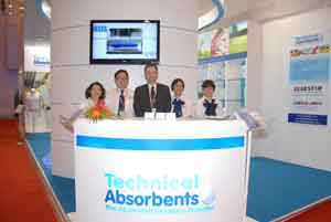 UK-based based Technical Absorbents, part of the Bluestar Fibres Company Limited, reports that it enjoyed a record number of enquiries for its Super Absorbent Fibre (SAF) at the recent China Hygiene Exhibition (CIHPEC 2011).