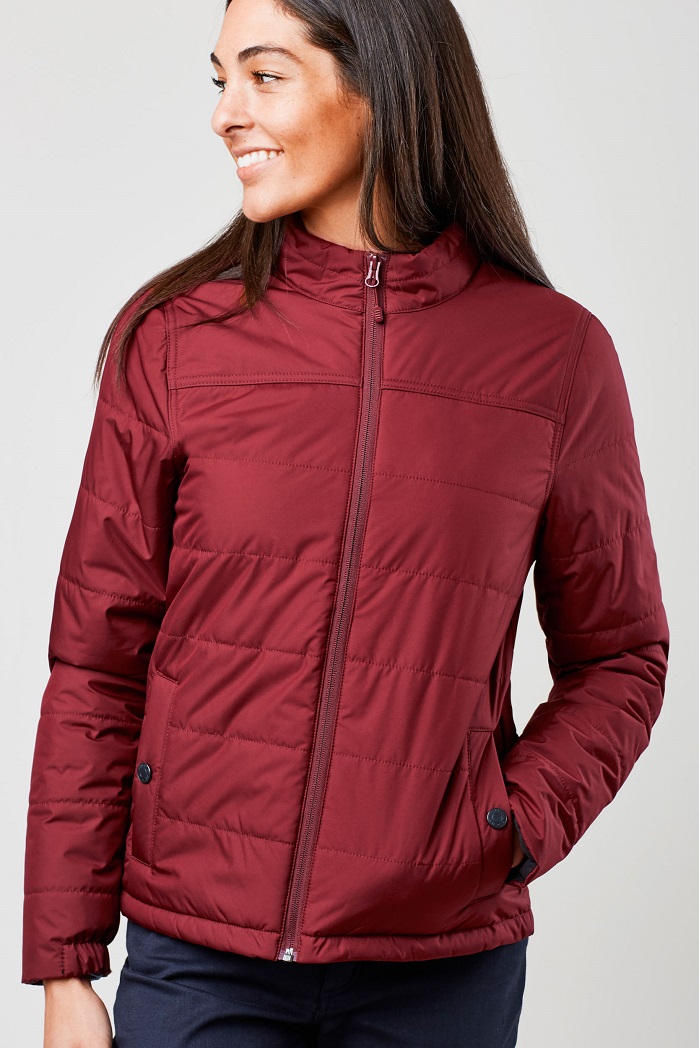 The Bison Puffer Jacket is insulated with 190gsm B100 fill. © United By Blue