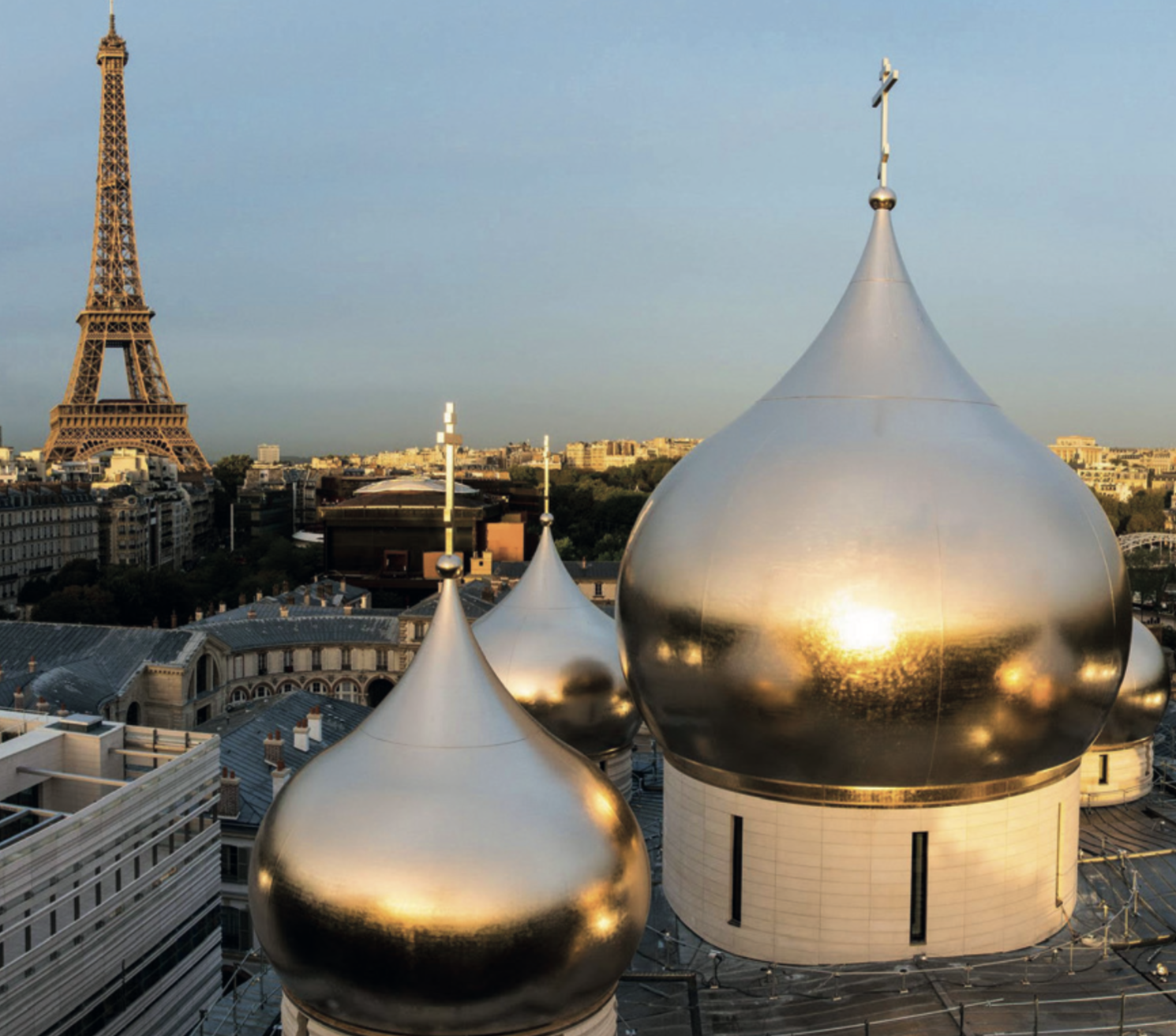 Russian Orthodox Cathedral Domes.