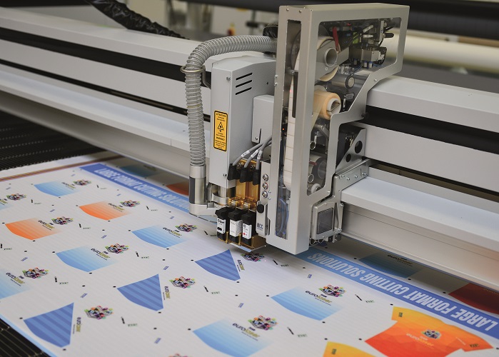 On the basis of the laser system L-1200, eurolaser presents the laser cutting and labelling of technical textiles at this year's Texprocess. © eurolaser