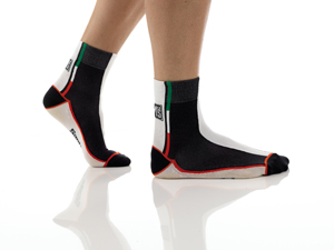 santini cycling socks