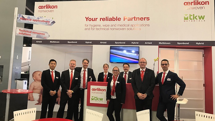 Oerlikon team at the IDEA show in Miami 2019. © Oerlikon