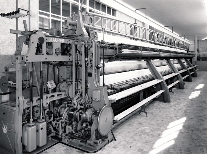 Saurer spinning technology back in 1955. © Saurer