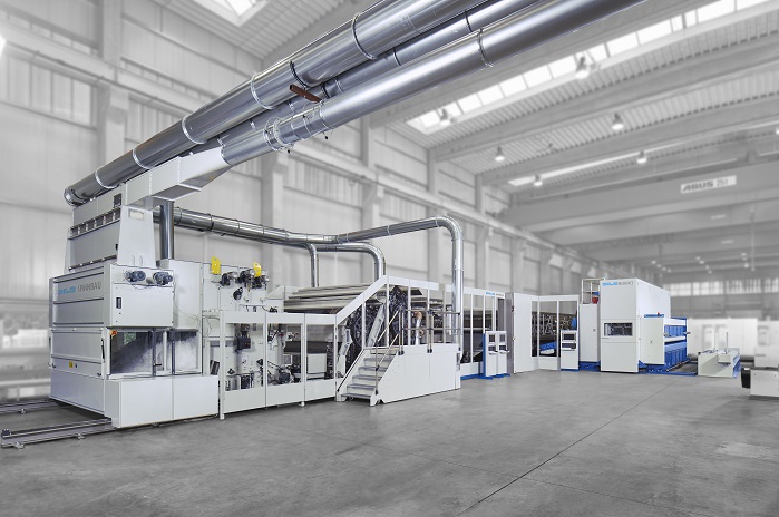 Dilo needlefelt production line, working width – 7m. © DiloGroup