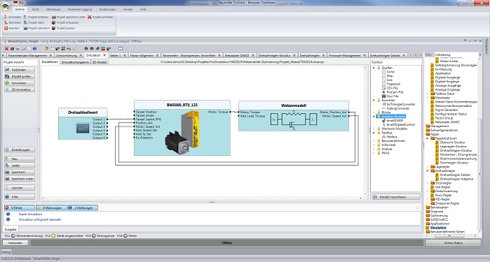 Baumüller is a manufacturer of intelligent drive and automation systems as well as software for numerous branches, including textile machinery. © Baumüller 