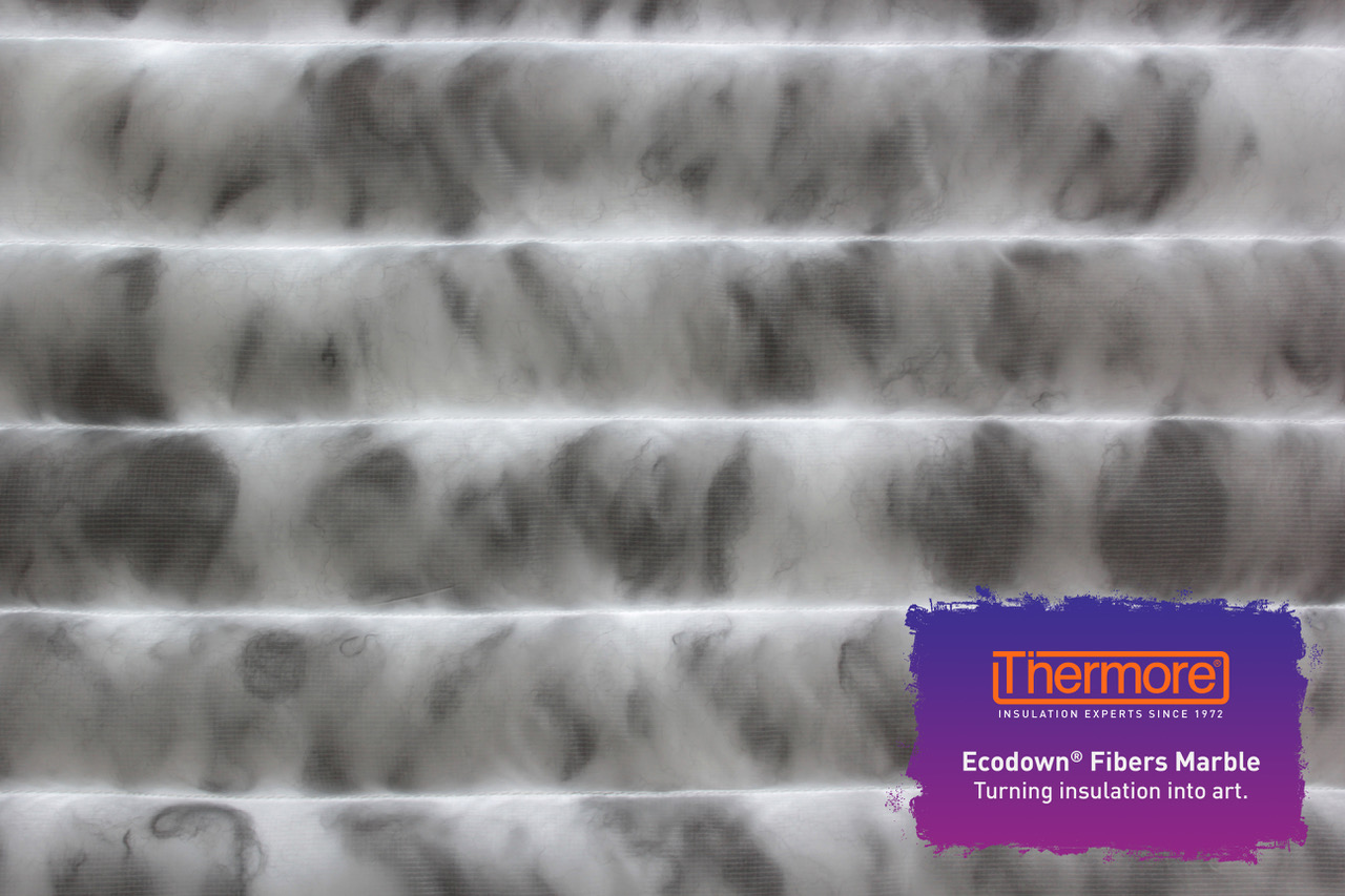Thermore Ecodown Fibers Marble. © Thermore.