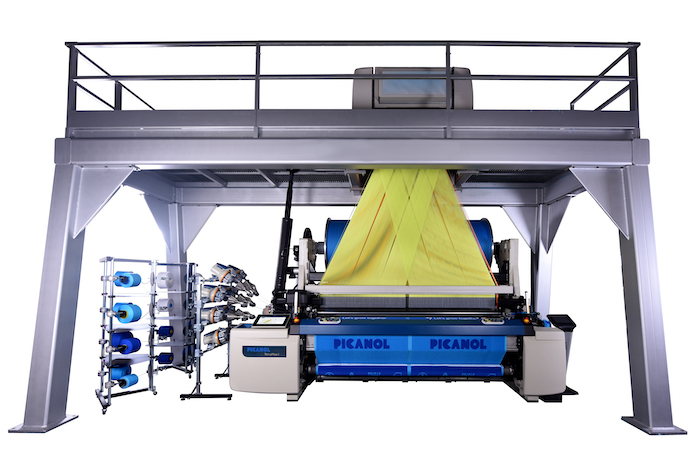 The new TerryPlus-i from leading weaving machine builder Picanol, is an airjet machine based on the OmniPlus-i. © Picanol.