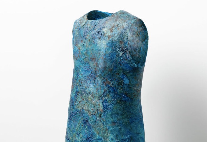 3-D jellyfish leather dress. © UNSEAM.