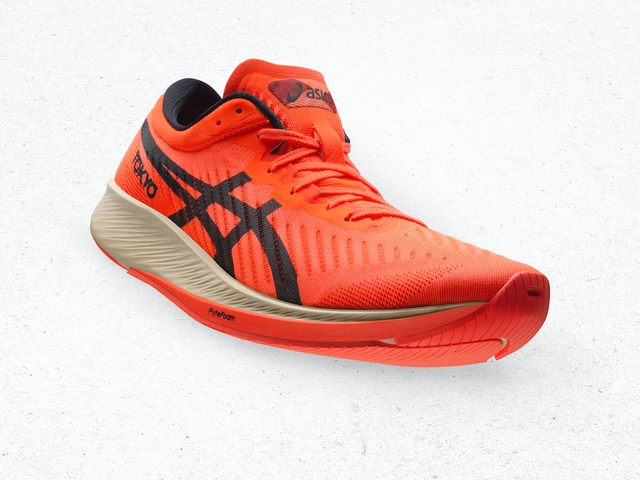 ASICS SS20 sunrise red Metaracer. © ASICS.