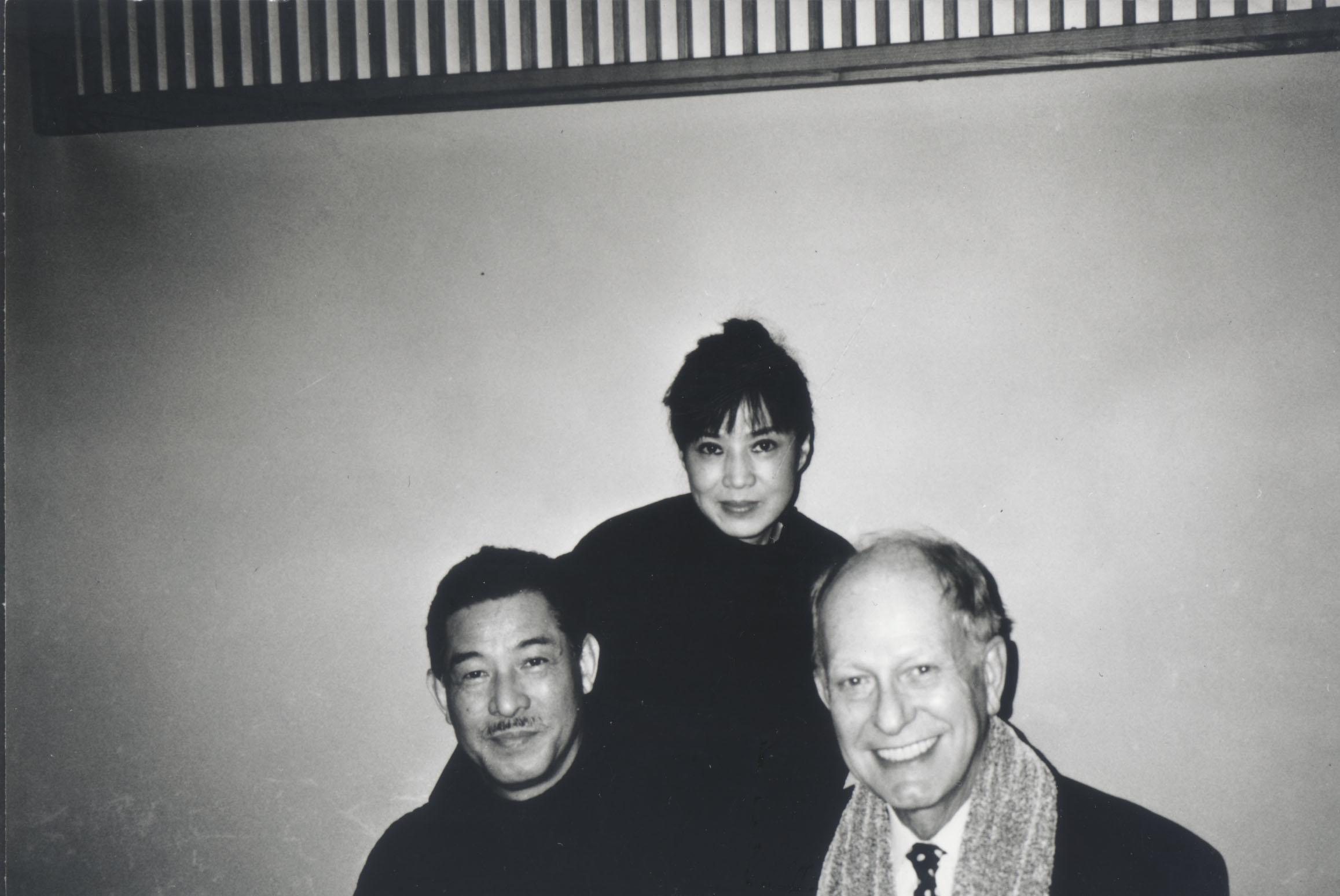 Issey Miyake, Makiko Minagawa and Jack Lenor Larsen. © LongHouse Reserve. 