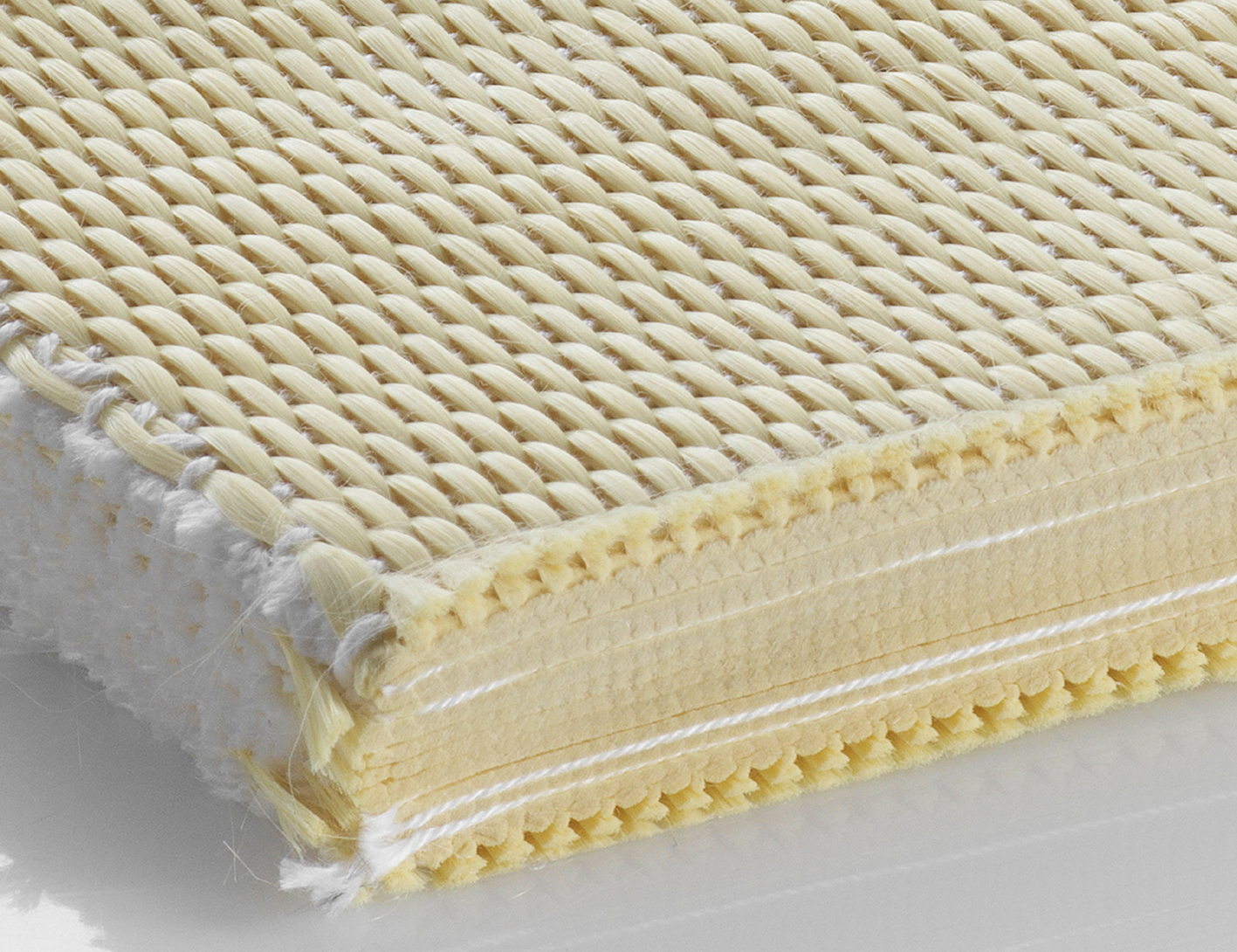 Multi-layer aramid fabric from StÃ¤ubli. © StÃ¤ubli