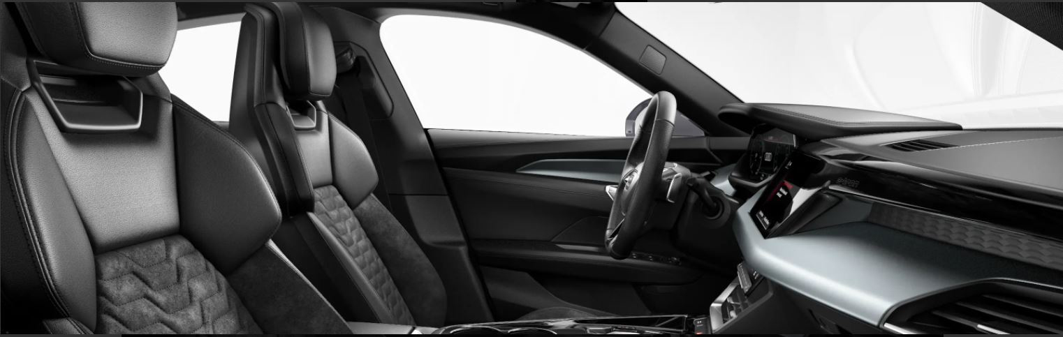 The Audi E-tron G’s interior. ©