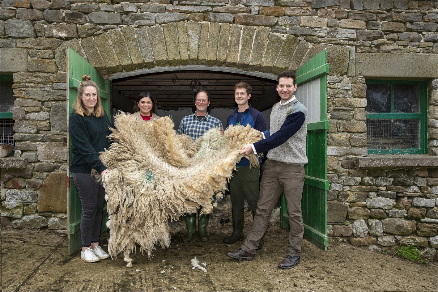 Unique Yorkshire Dales wool project
