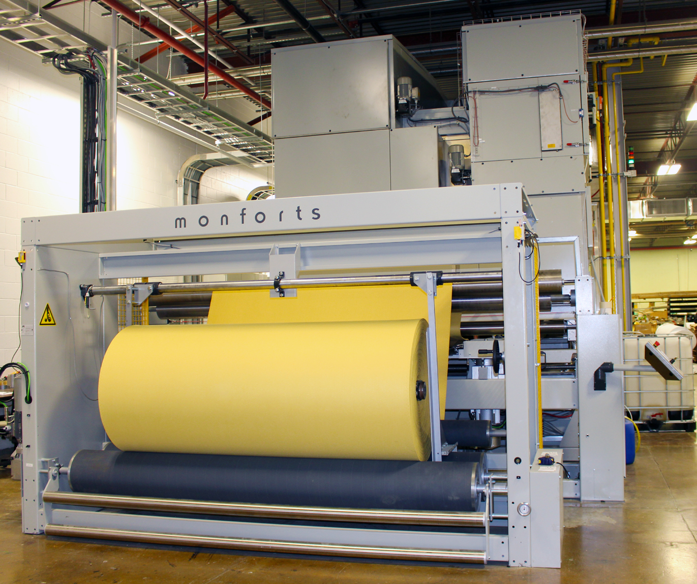 Finished roll coming off the line at Albarrie. © Albarrie